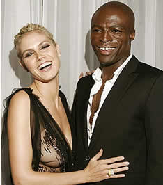 Aryan supermodel Heidi Klum with her husband