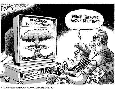 Boy on dad's lap asks which terrorist group gets credit for nuking Hiroshima