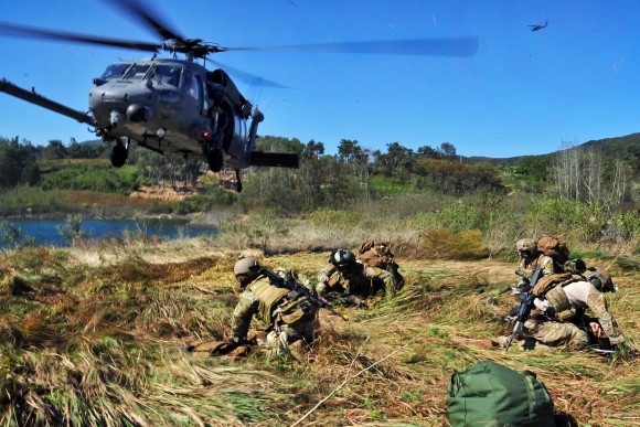 US Air Force conducting military exercises in South Korea. Credit: Defense Dept.
