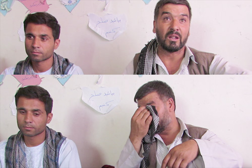 Abdul Fatah cries
