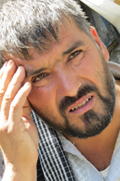 Abdul Fatah, a refugee from Kunduz, in Kabul