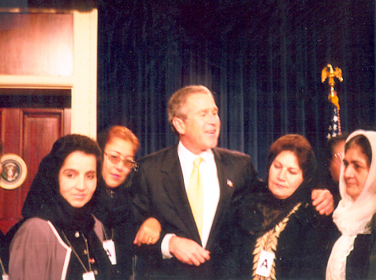 bush-iraqi-women